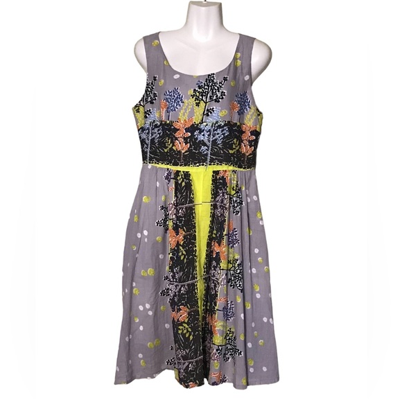 Frock Shop 100%cotton floral print dress with pockets (L) - Picture 1 of 4